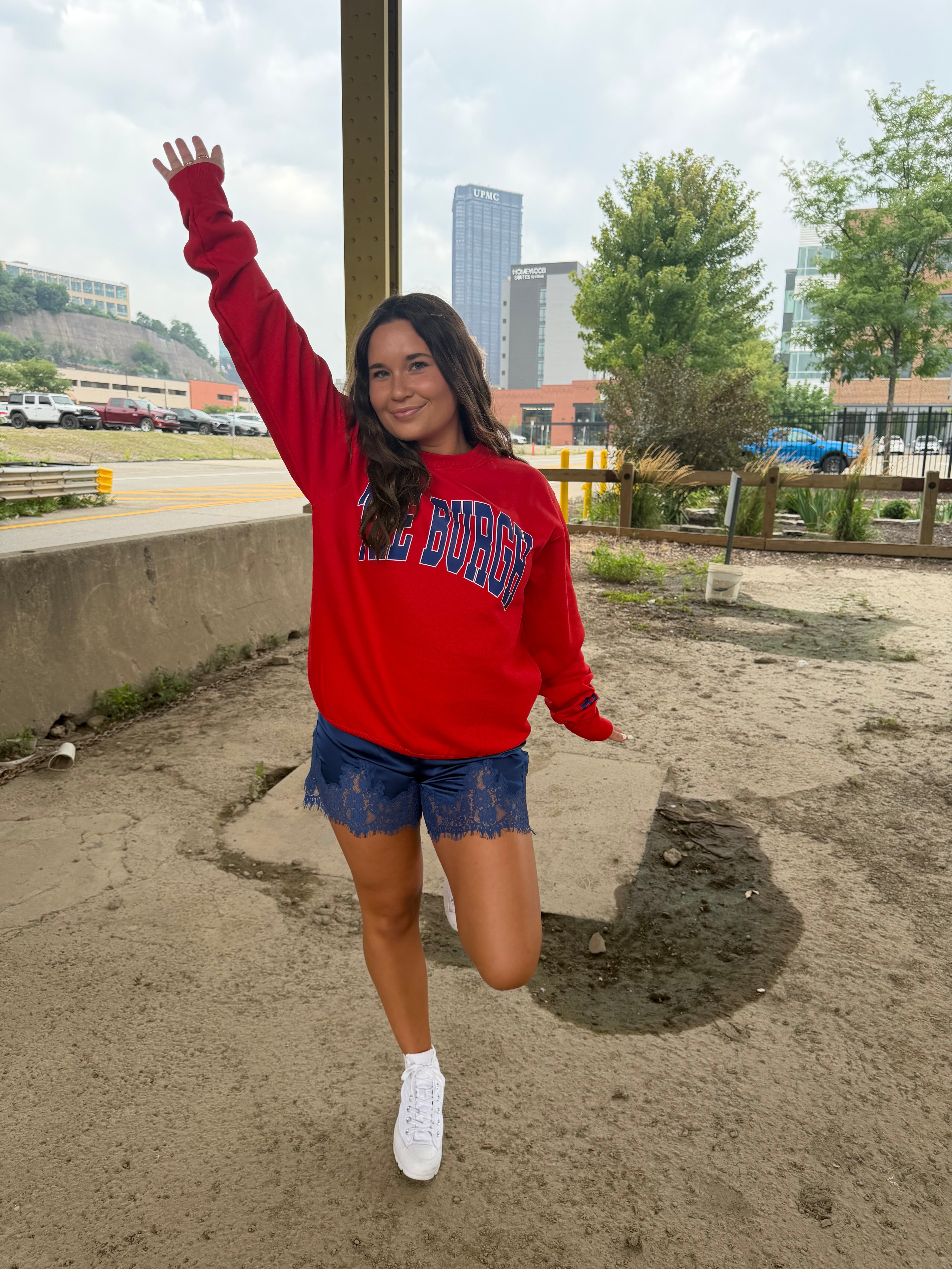 The Burgh 412 Crew Red/Blue