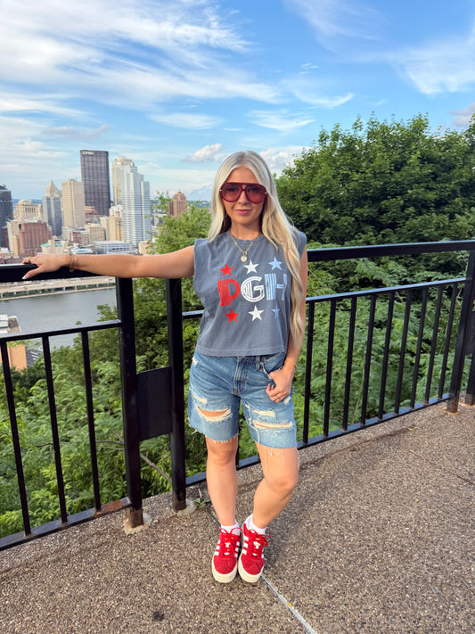 PGH Retro Stars Muscle Tee
