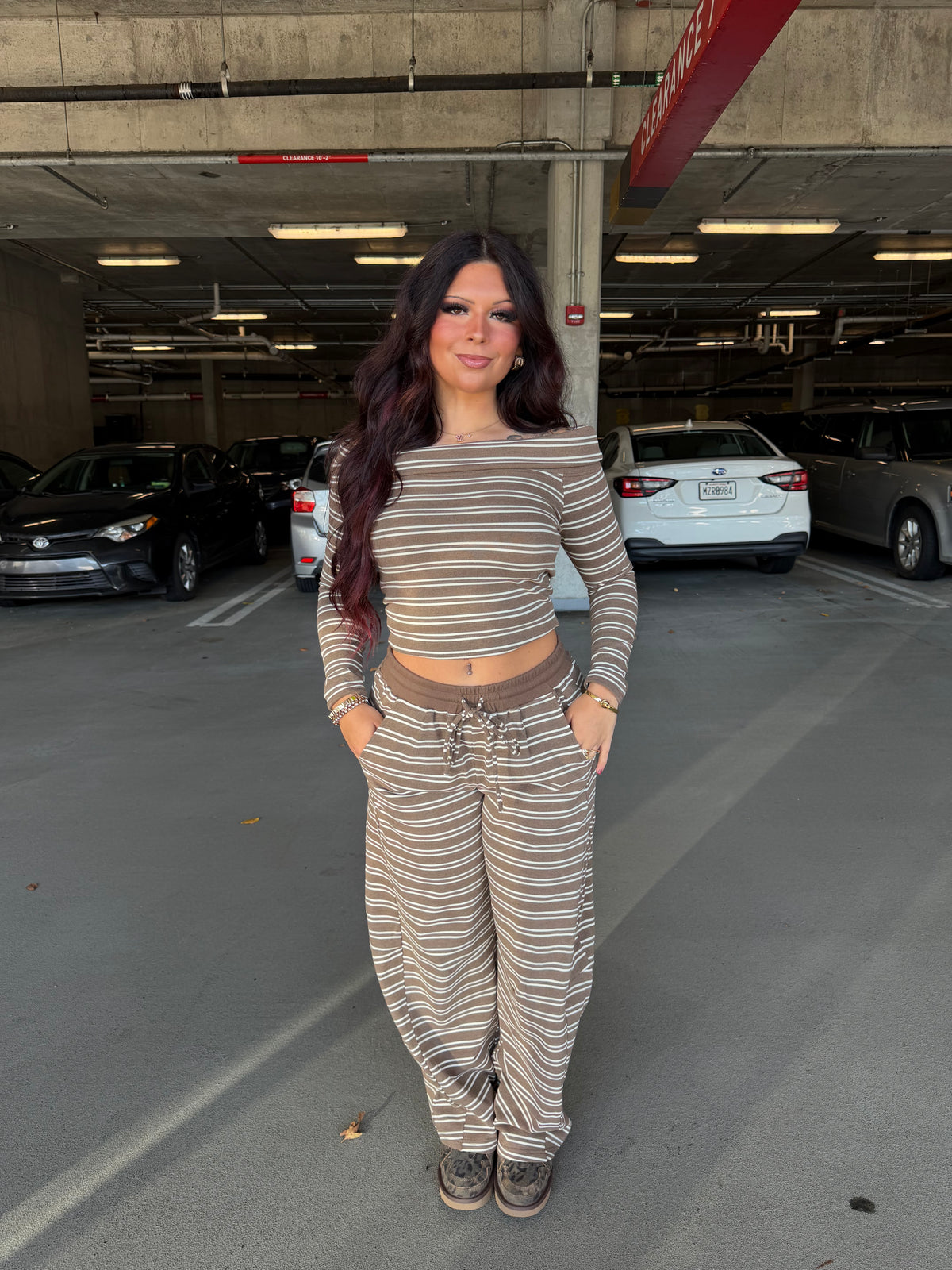 Honey Graham Barrel Pant SET