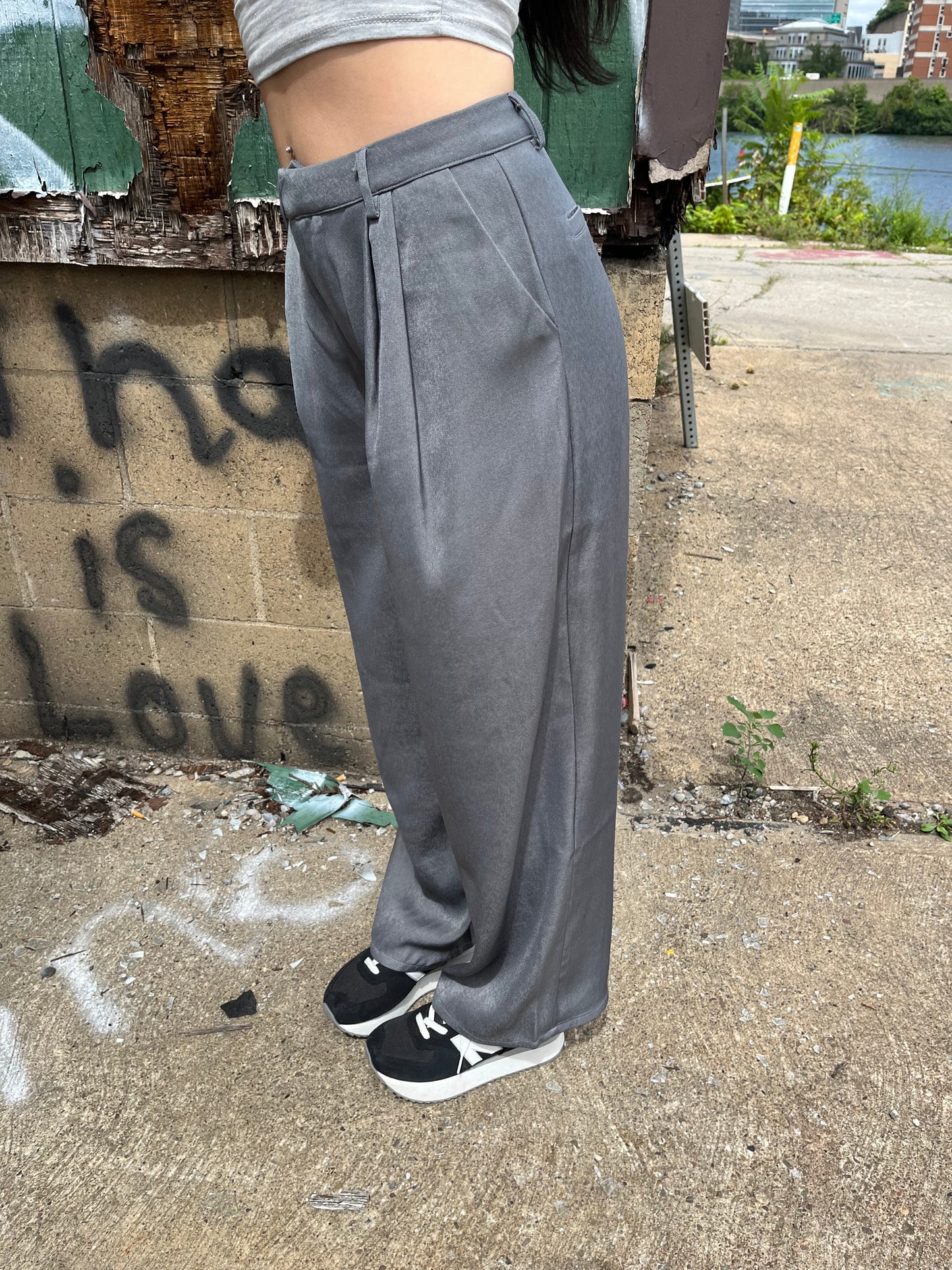 Pleated Pam Pant