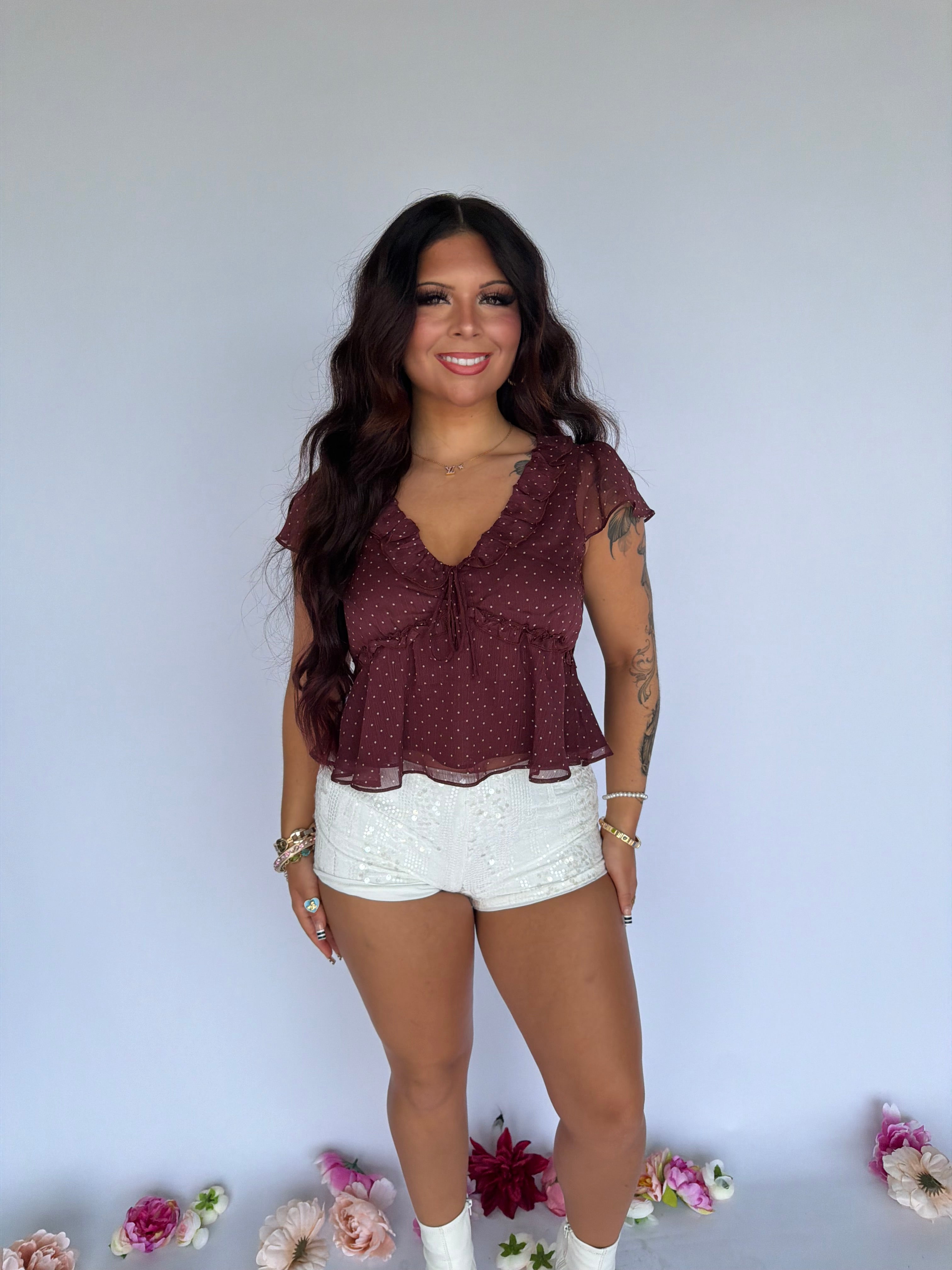 Berry Bliss Baby Doll Top