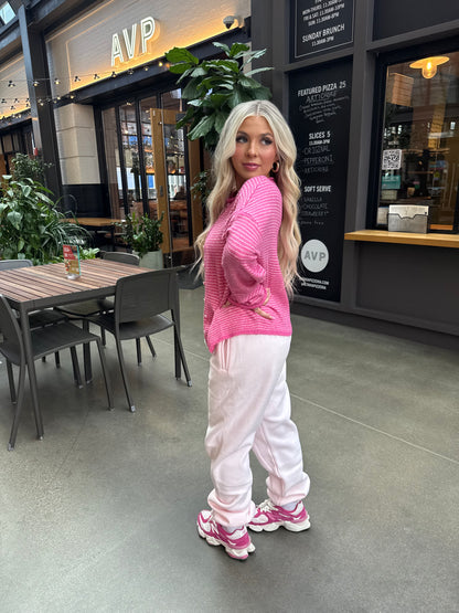 Alison Striped Cardigan