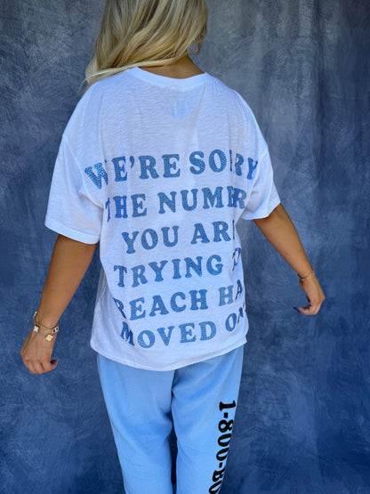 Boys Lie Blue 1-800 Tee