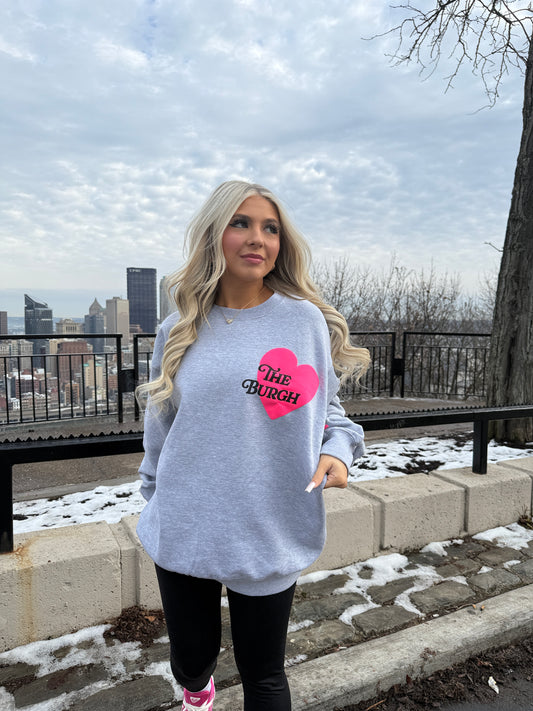 The Burgh Heart Crewneck