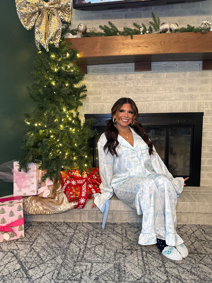 Blue Christmas Jammies (SOLD TOGETHER)