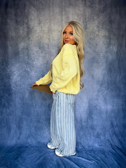 Barrel Style Sweater in Yellow