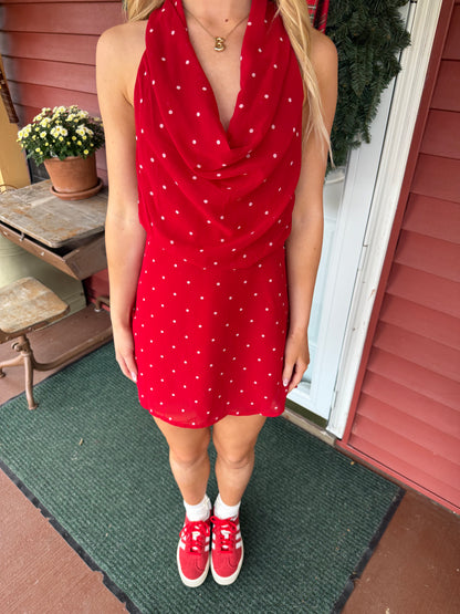 Cherry Girl Polka Dress