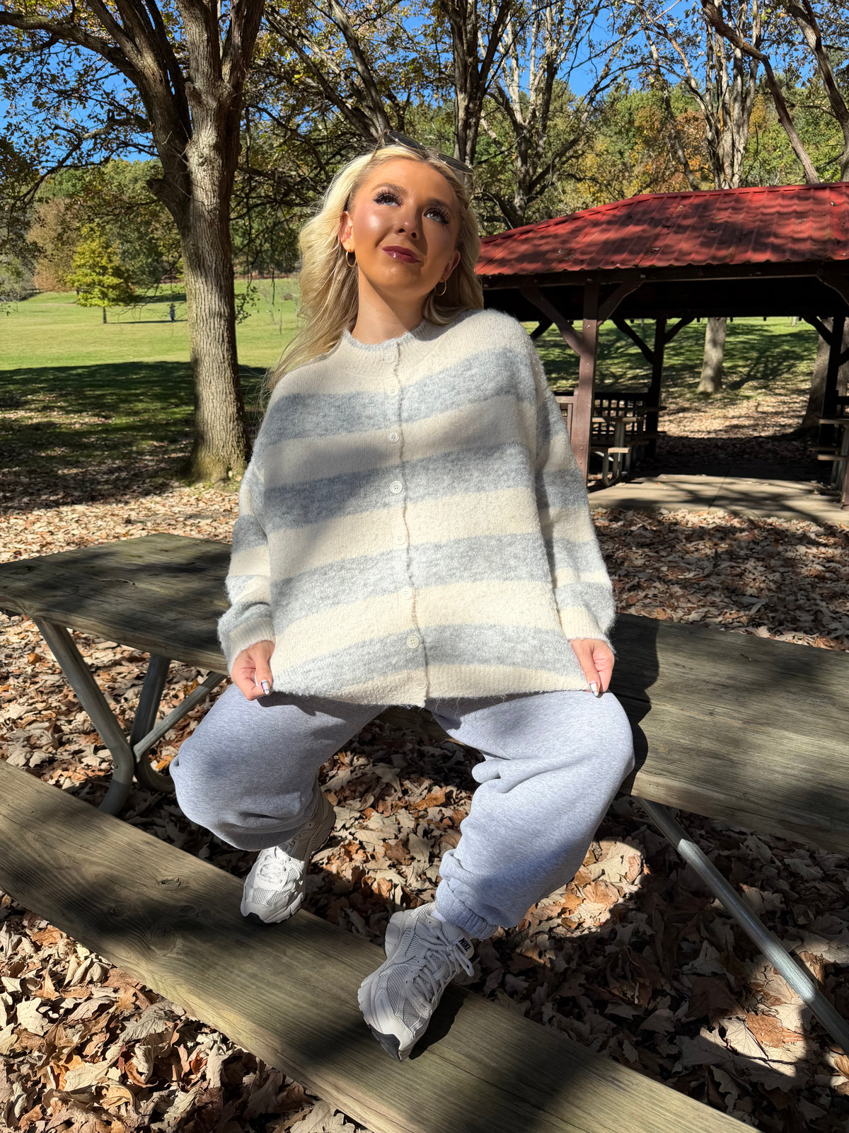 Made Well Cardigan in Grey