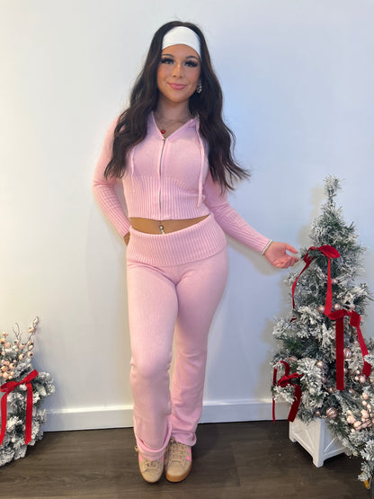 Misty Rose Sweater Set (Pants)