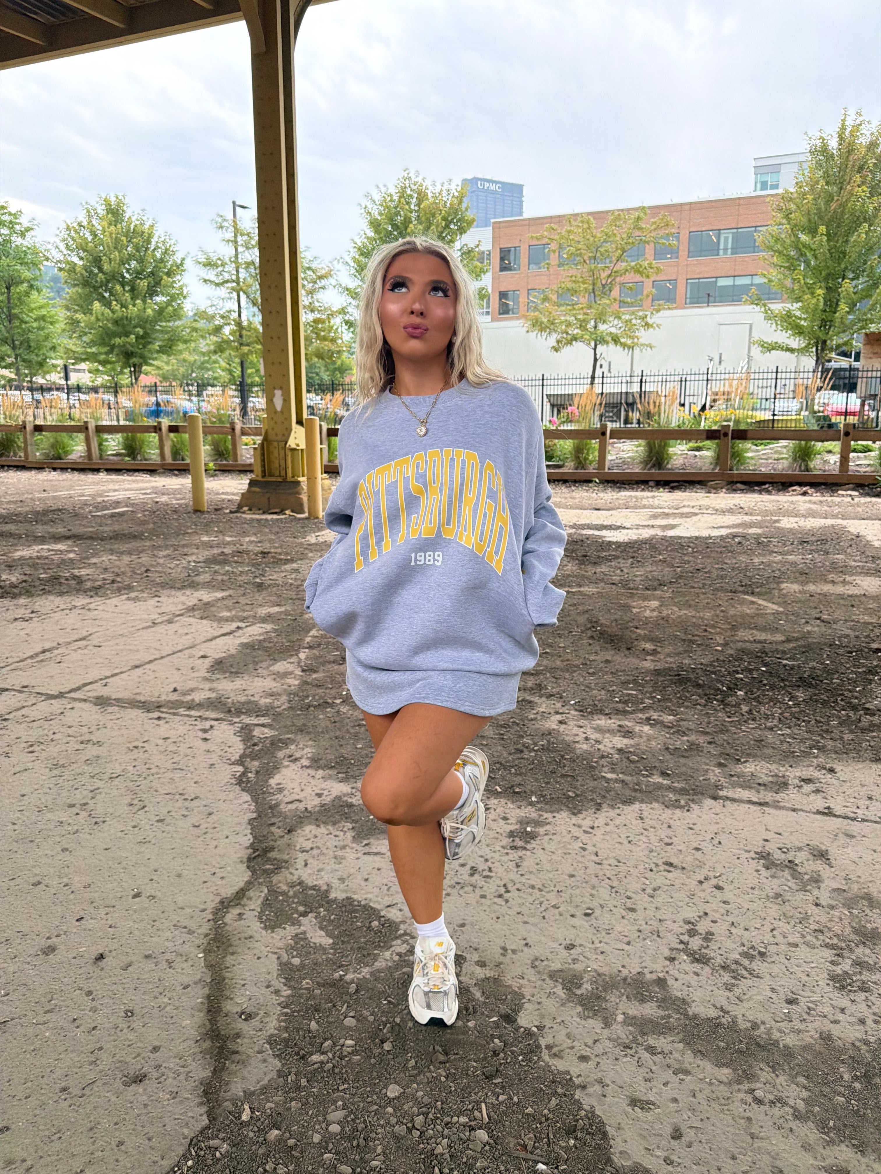 Pittsburgh 412 Crew Yellow/Grey