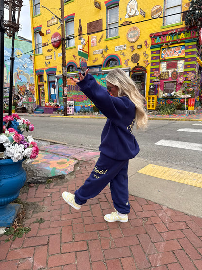 The Mayfair Group Smile It Looks Good Sweatshirt