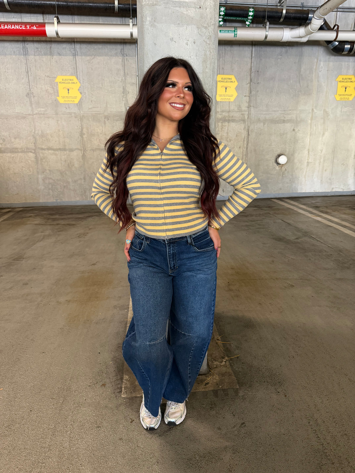 Brave Barrel Jean in Dark Wash