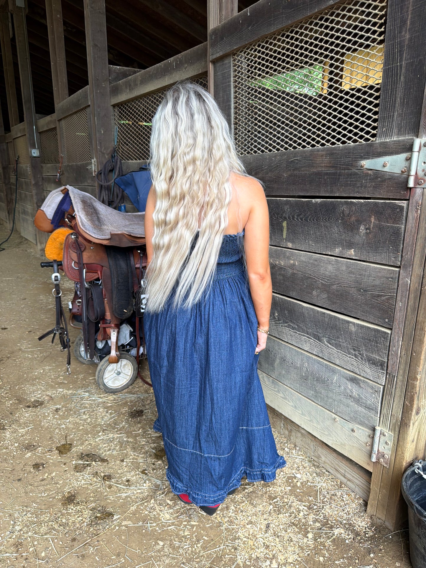 Holly Denim Midi Dress