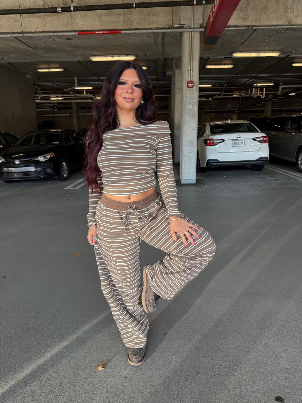 Honey Graham Barrel Pant SET