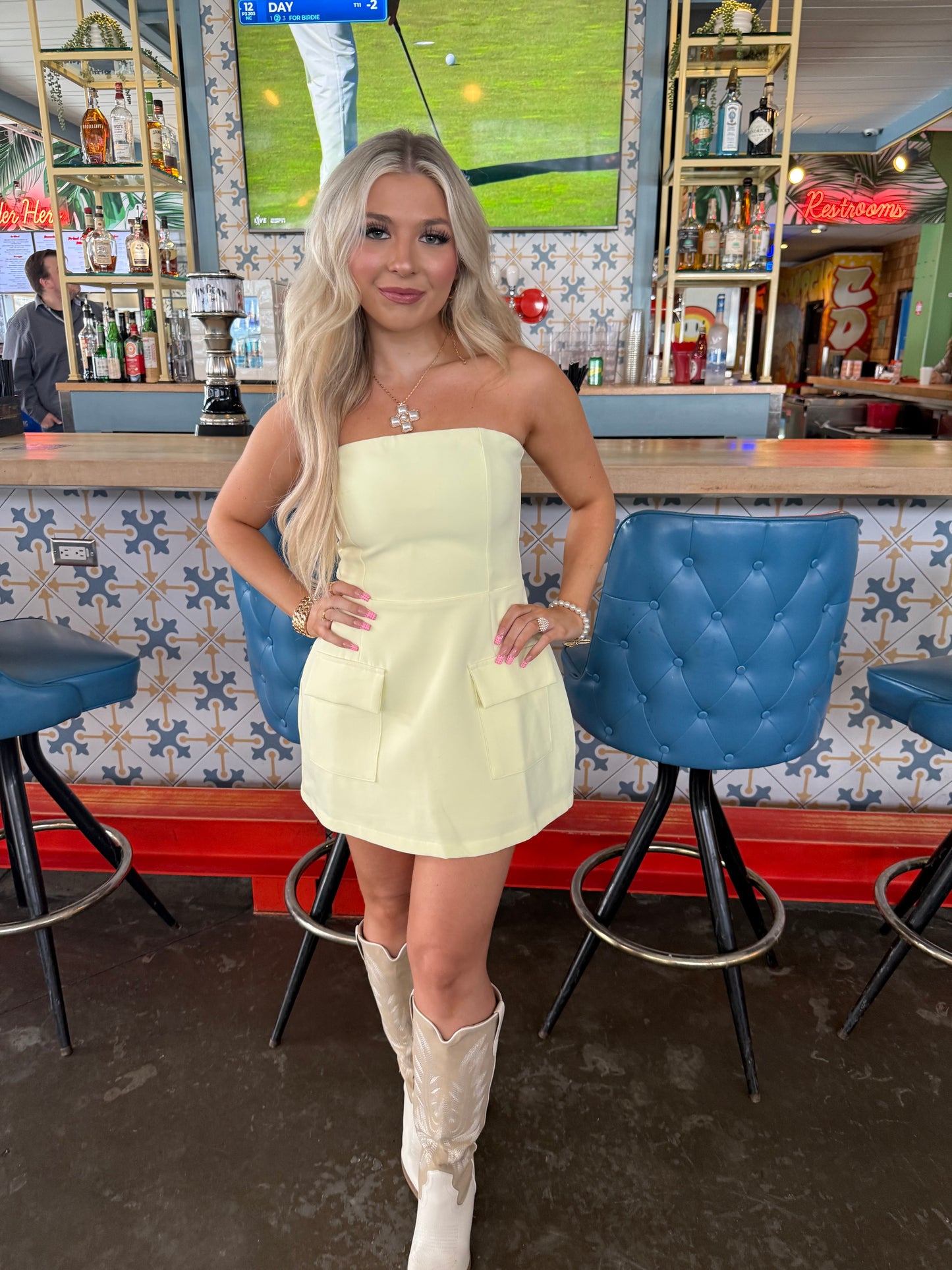 French Vanilla Cargo Dress