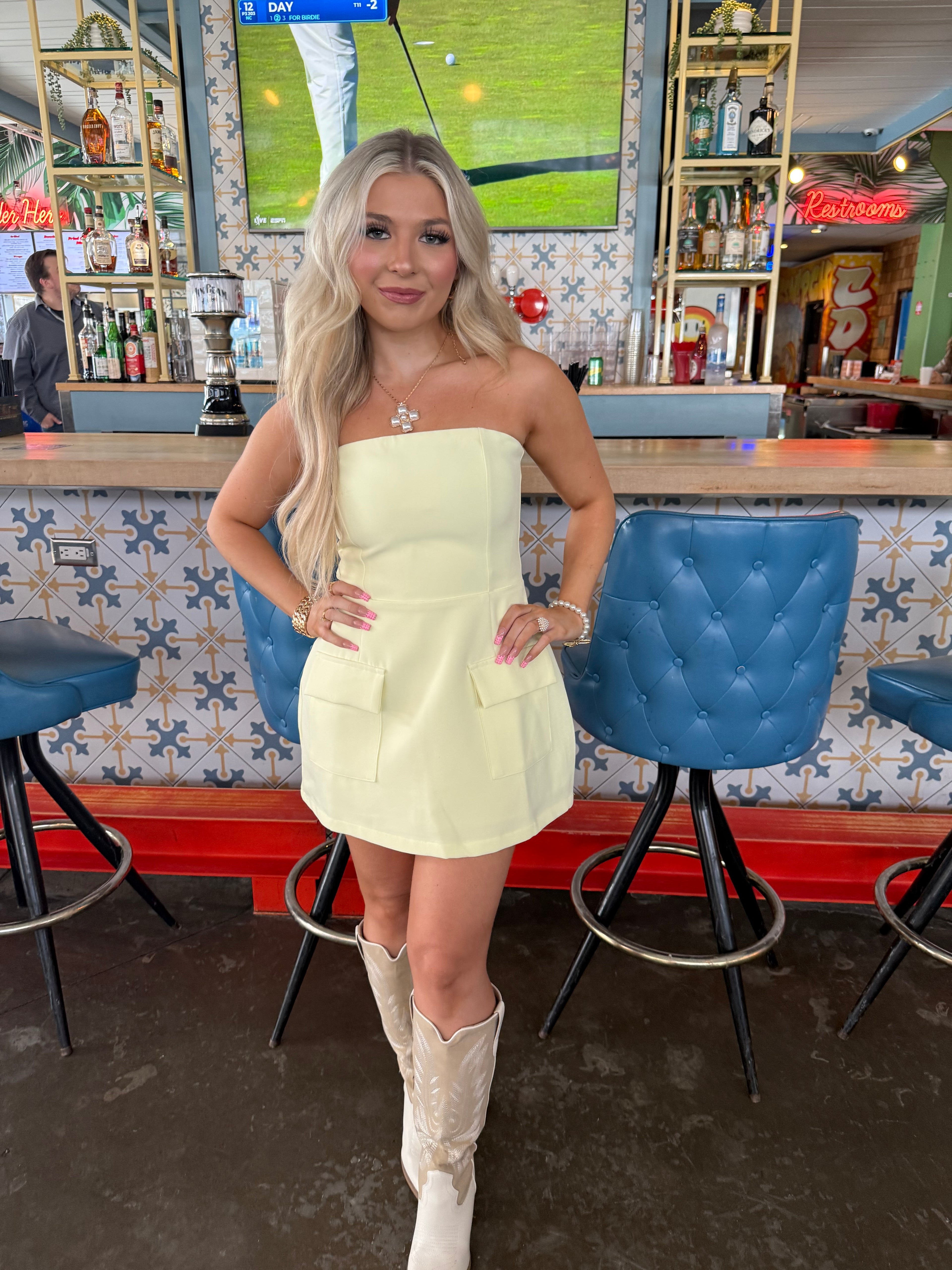 French Vanilla Cargo Dress