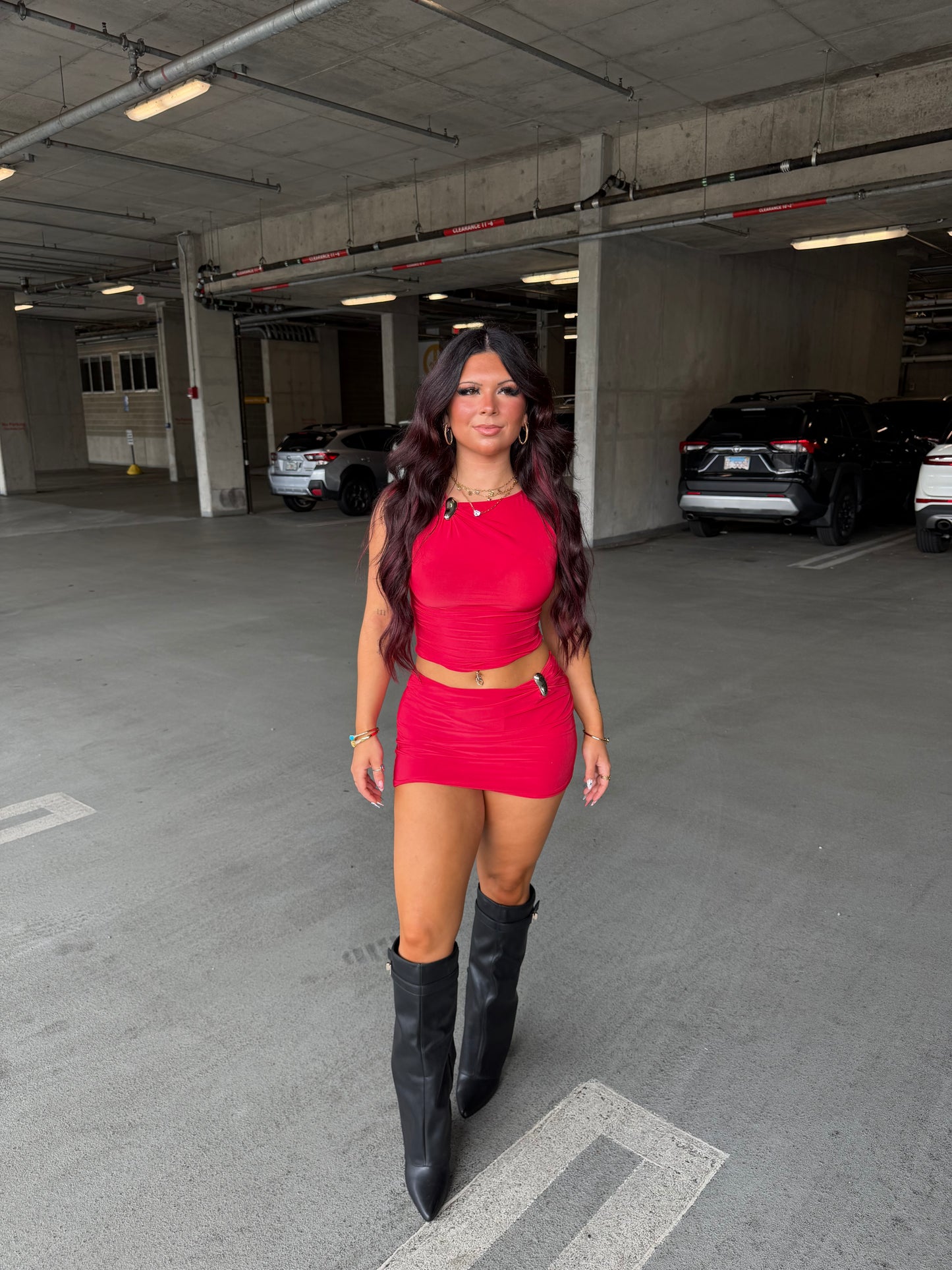 Banks Set (RED) Skirt