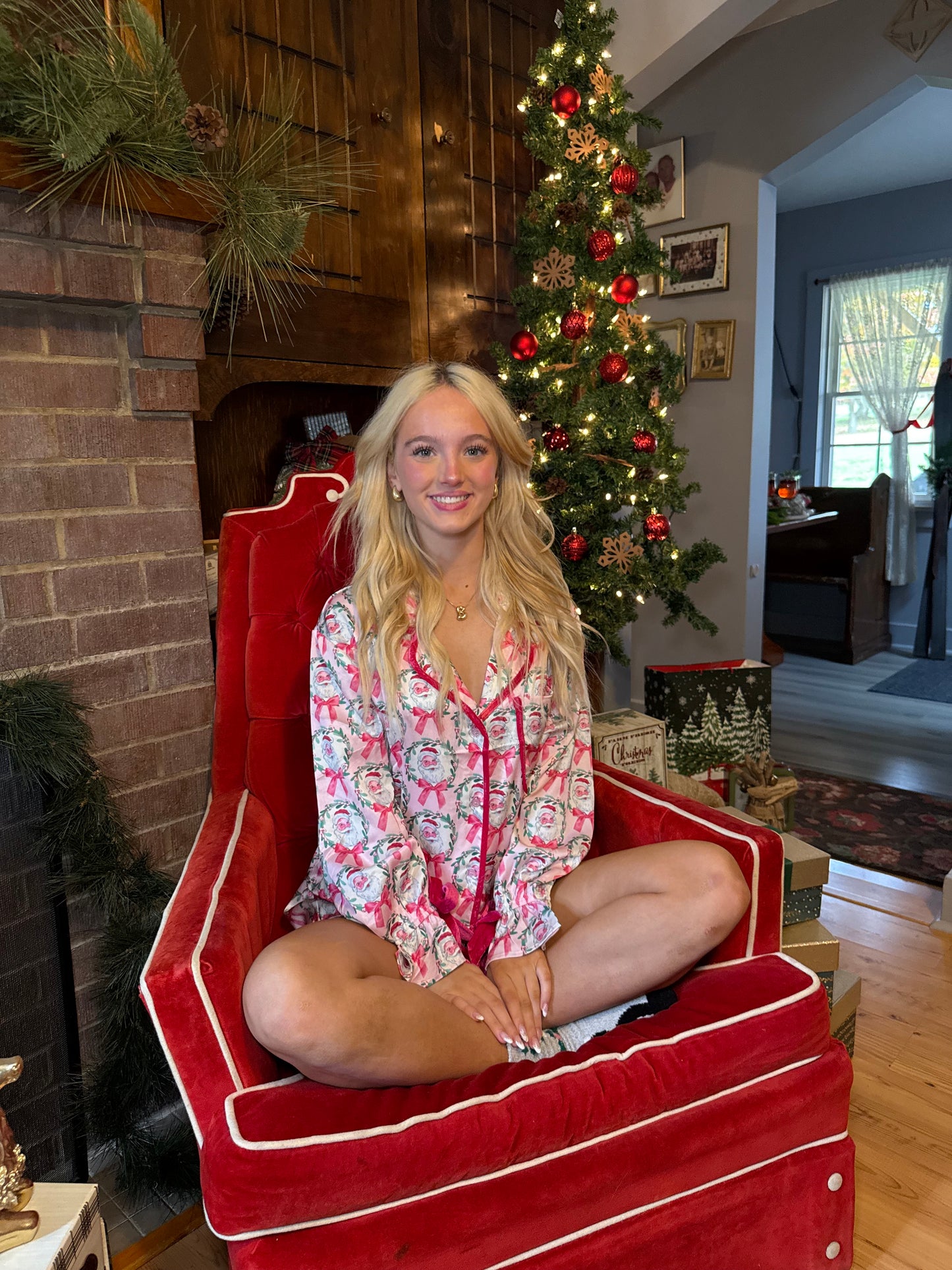 Santa’s Sleighing Jammies (SOLD TOGETHER)