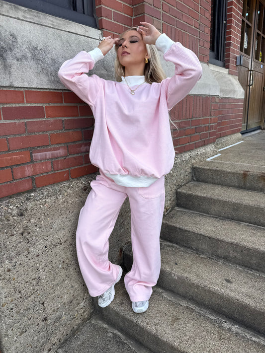 Pink Sugar Wide Leg Sweats