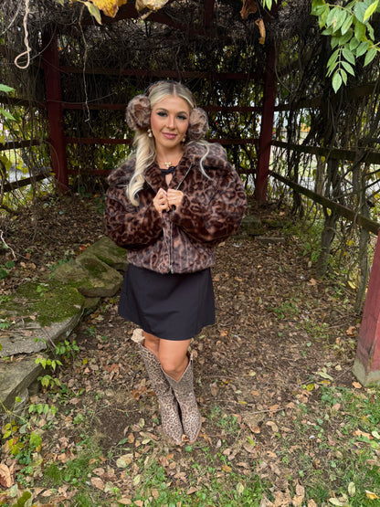 Manic Minx Cropped Fur Coat