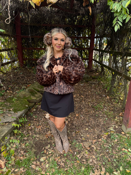 Manic Minx Cropped Fur Coat