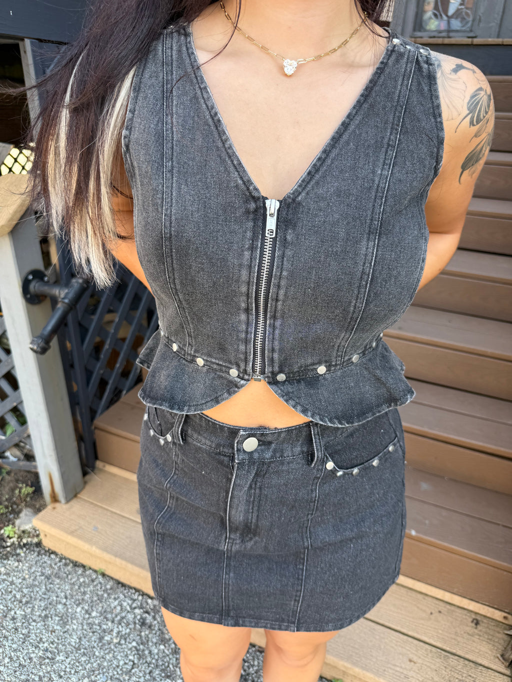 Denim Core Skirt