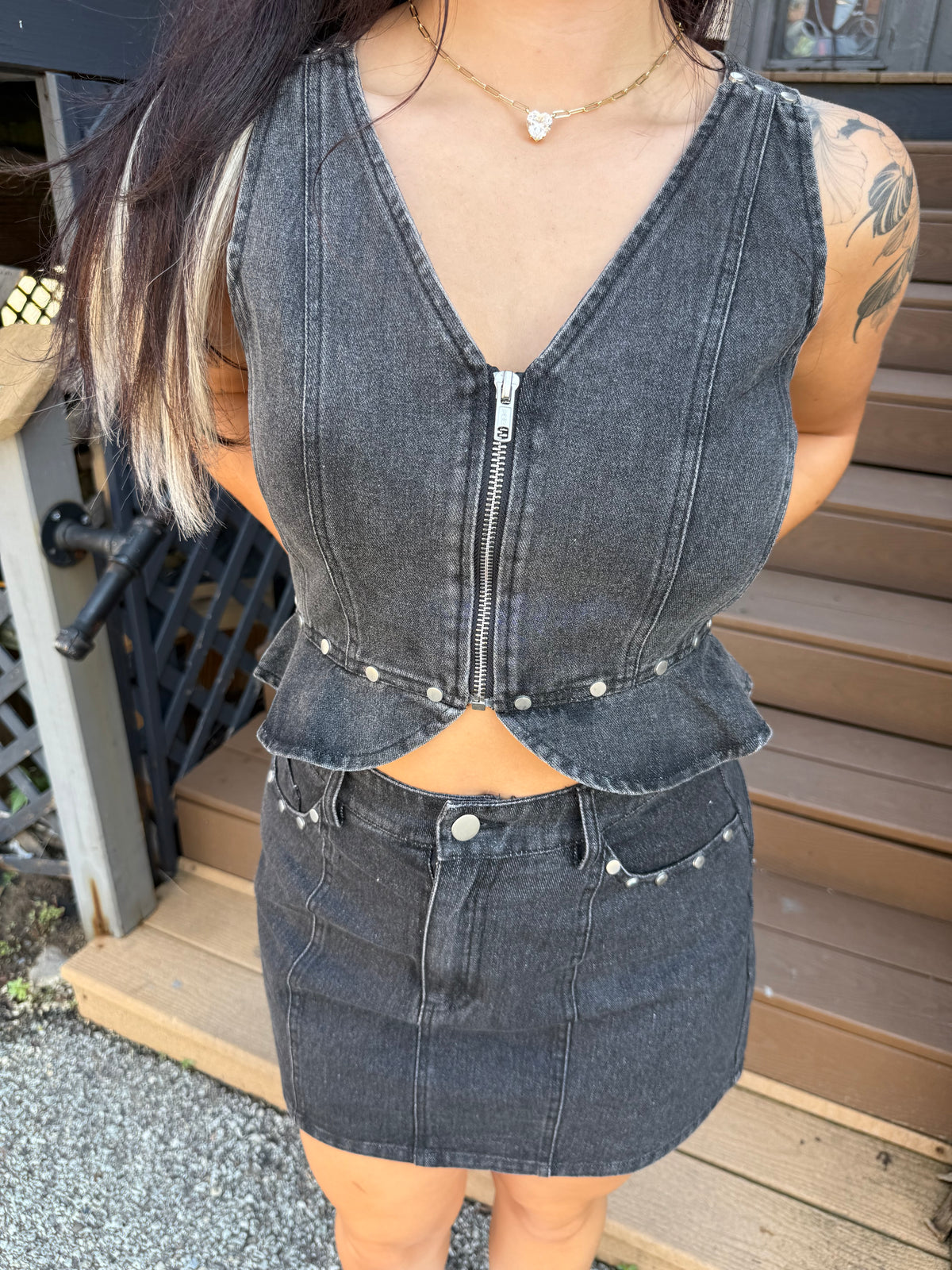 Denim Core Skirt