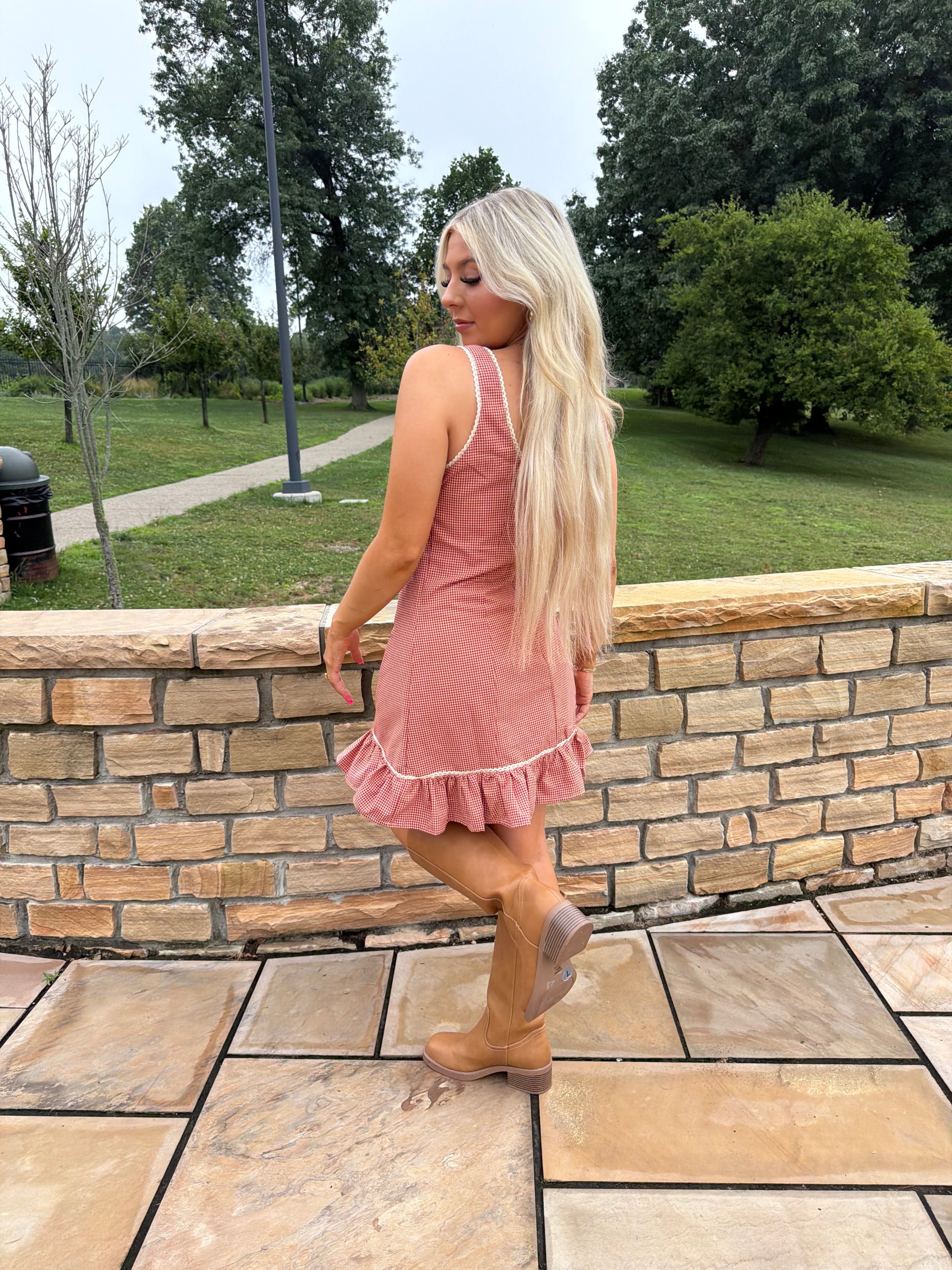 Sab Mini Dress in Red