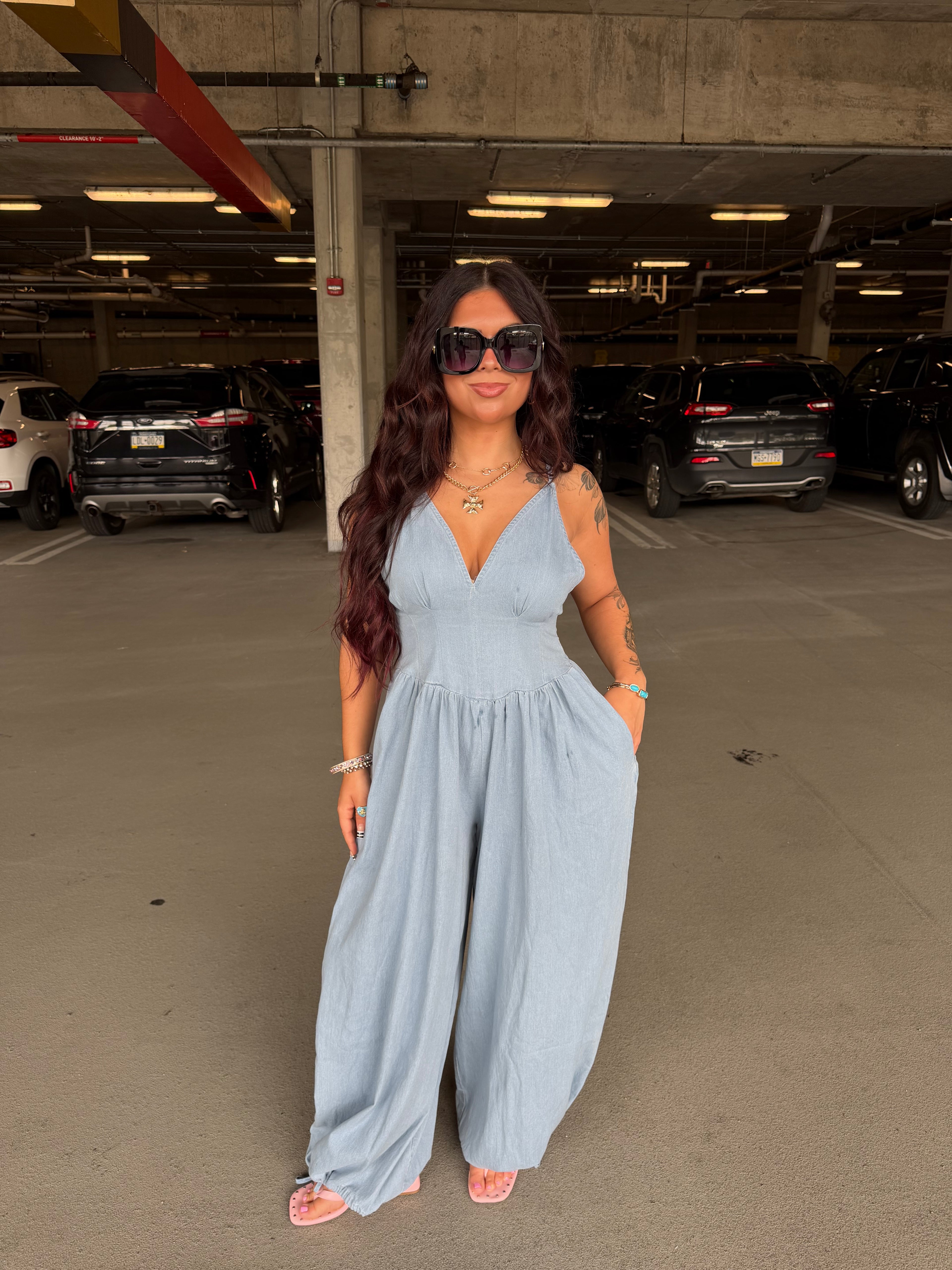 For The Denim Days Jumpsuit