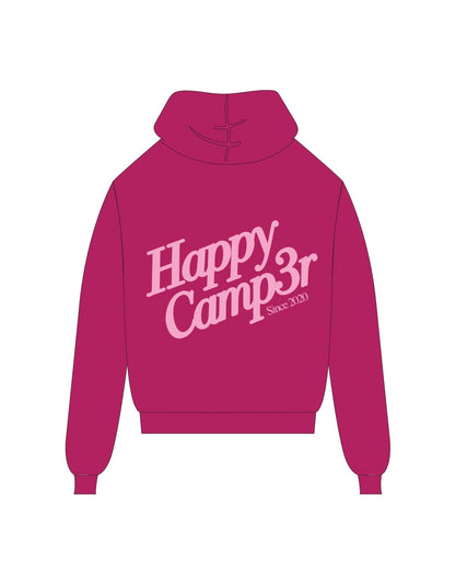 Happy Camp3r Puff Series Raspberry Hoodie