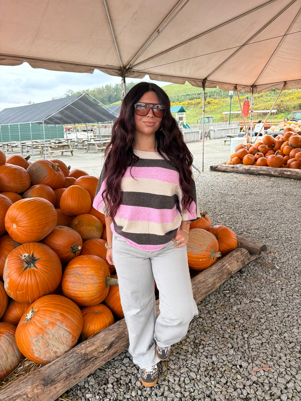 Dover Dolman Pink Top