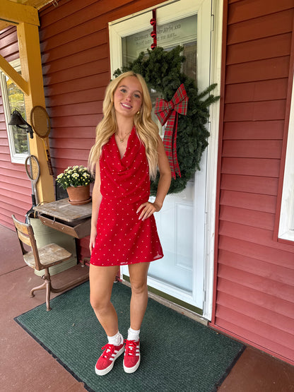 Cherry Girl Polka Dress