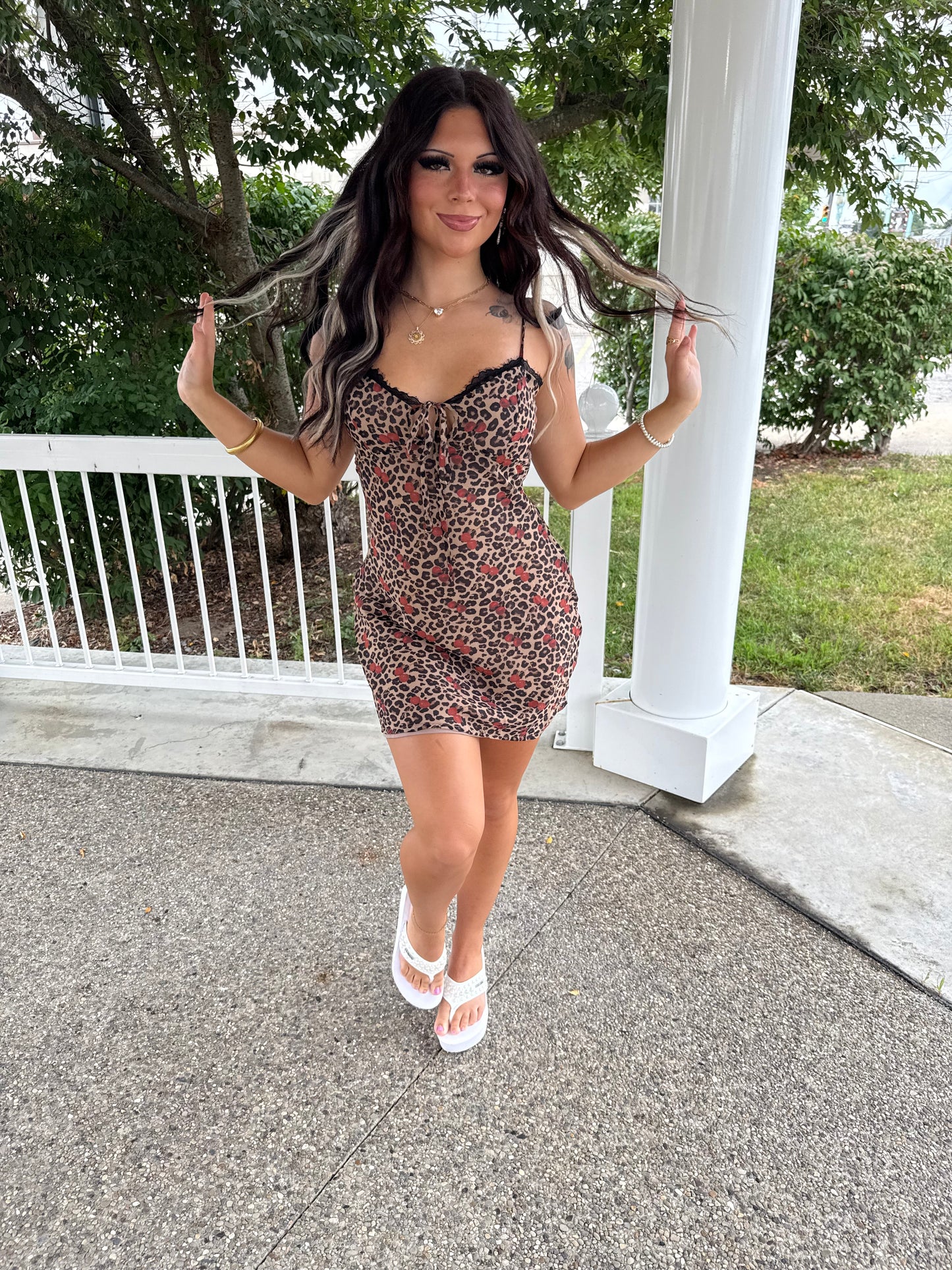 Cherry Kitty Mini Dress