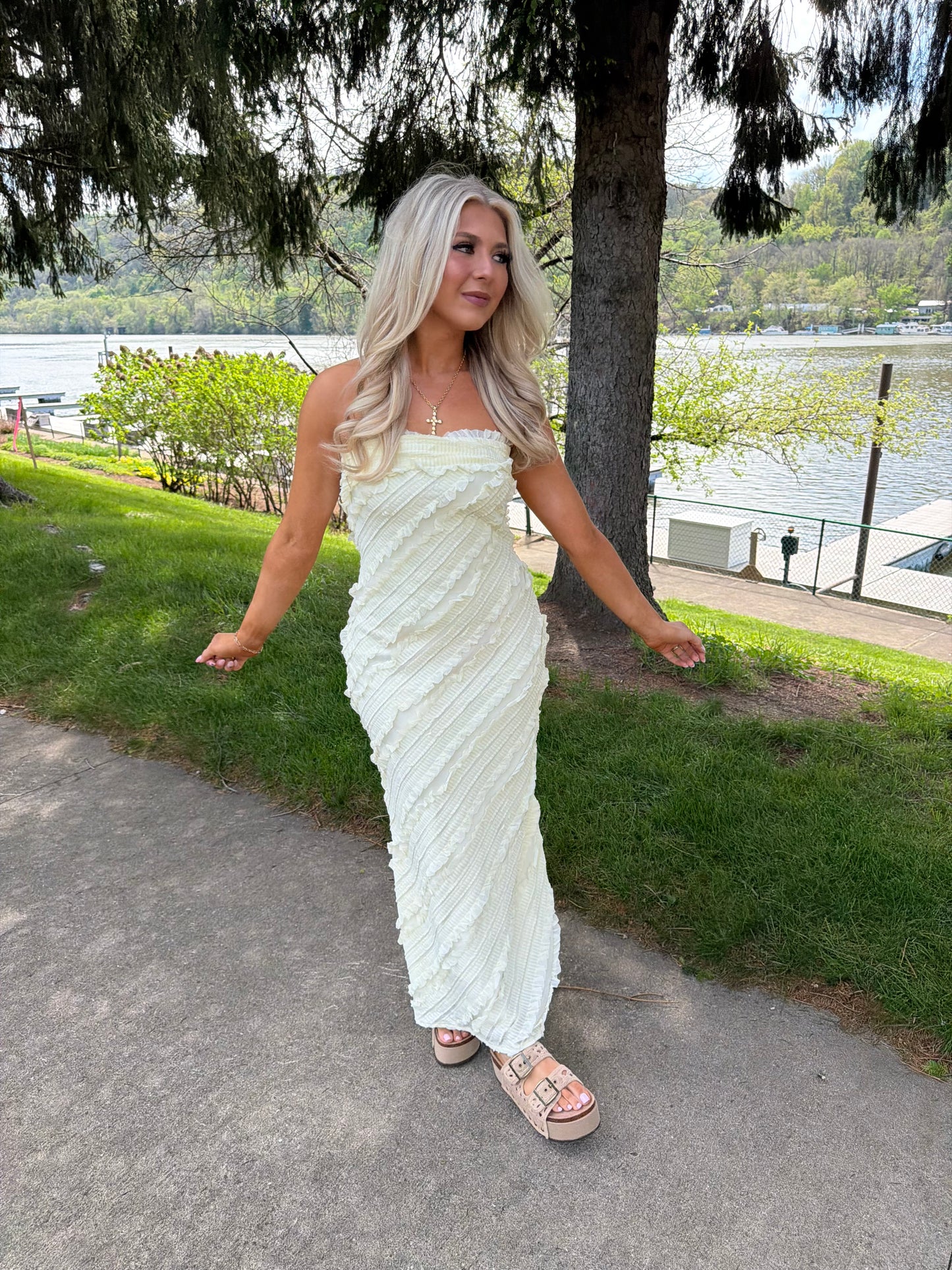 Favorite Daughter Dress in Butter