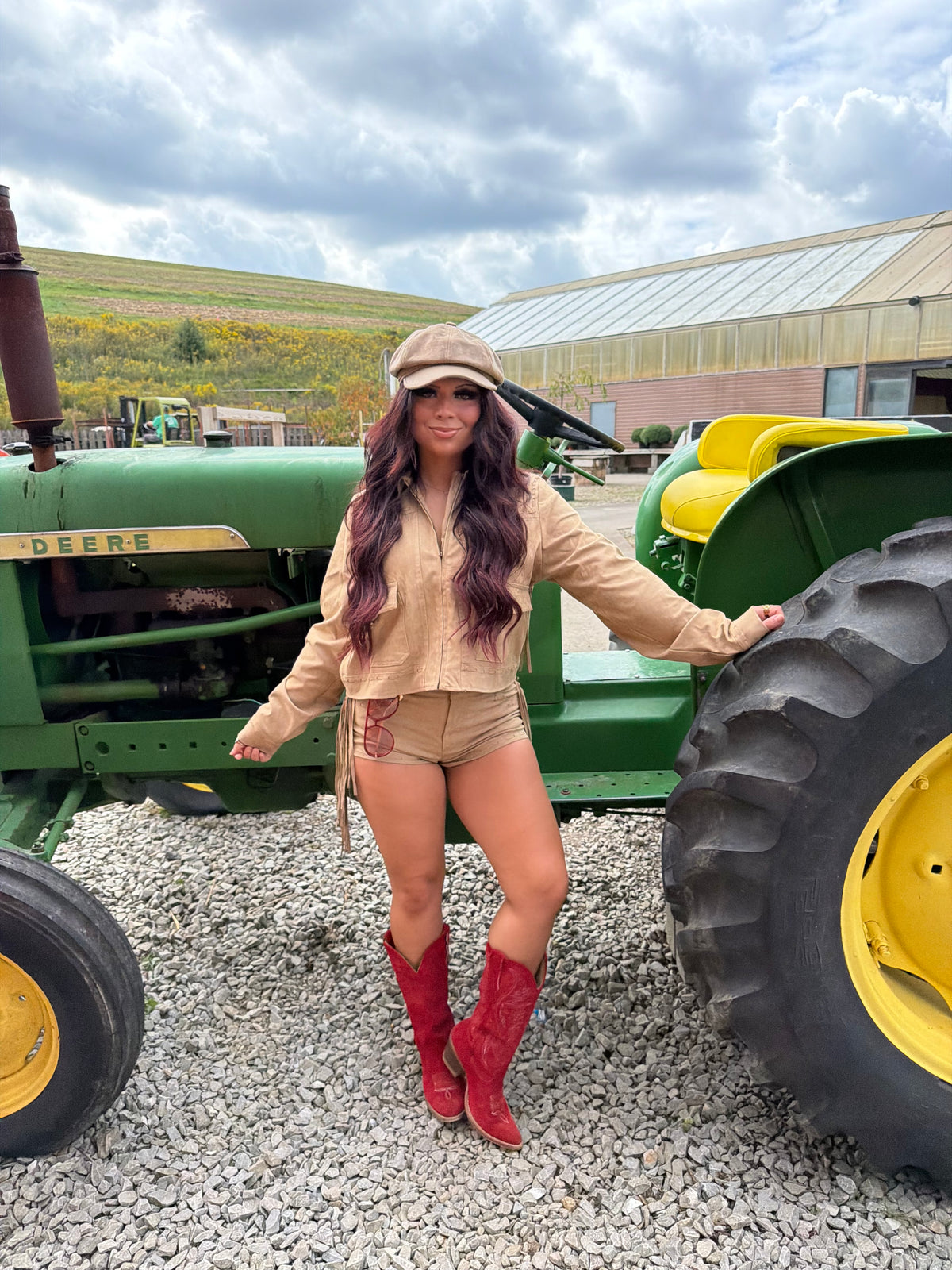 Forever Fringing Jacket Camel