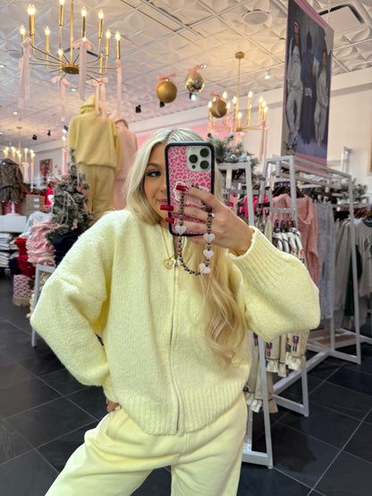 Buttered Vanilla Zip Up