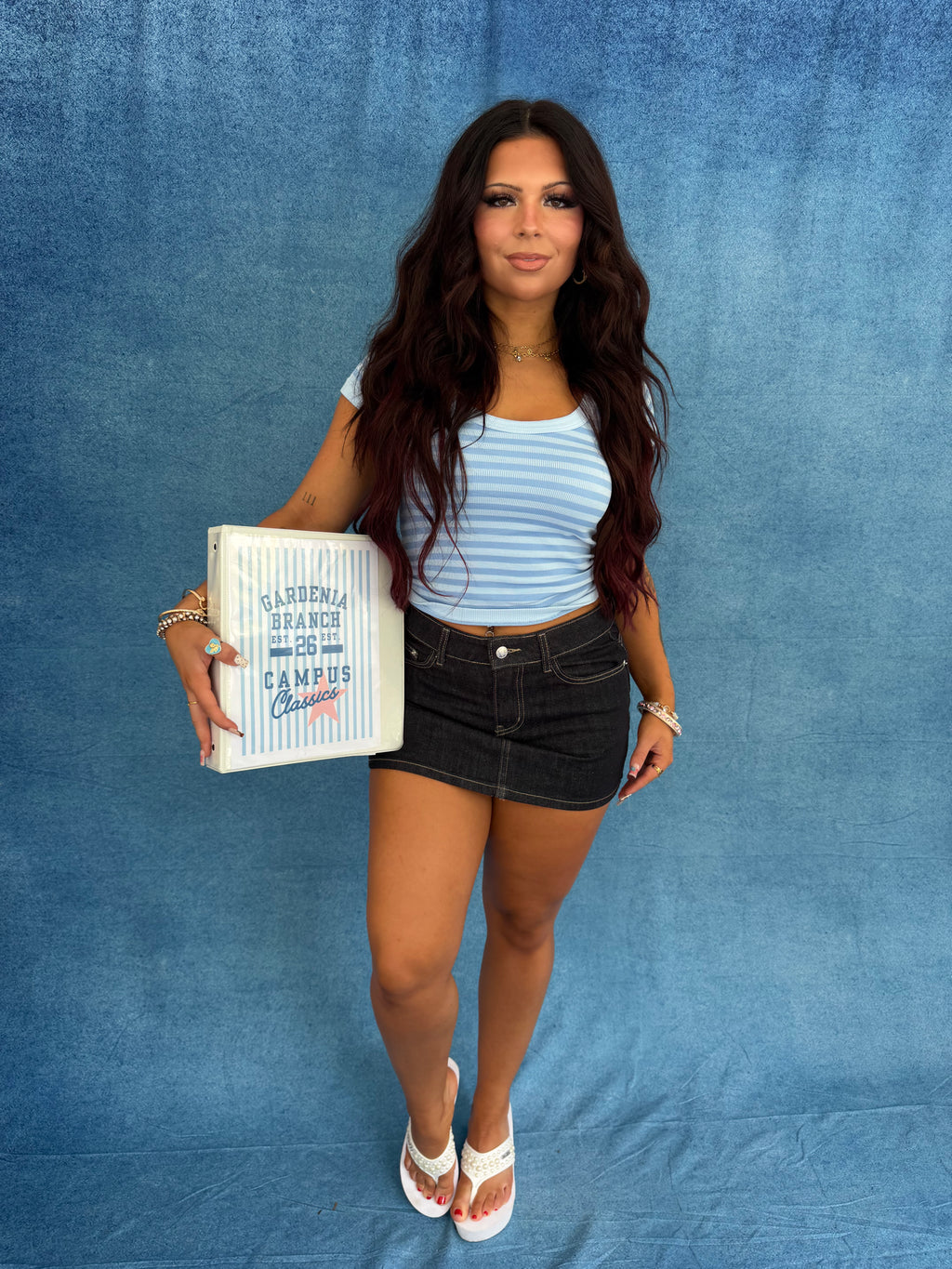 Downtown Denim Mini Skirt