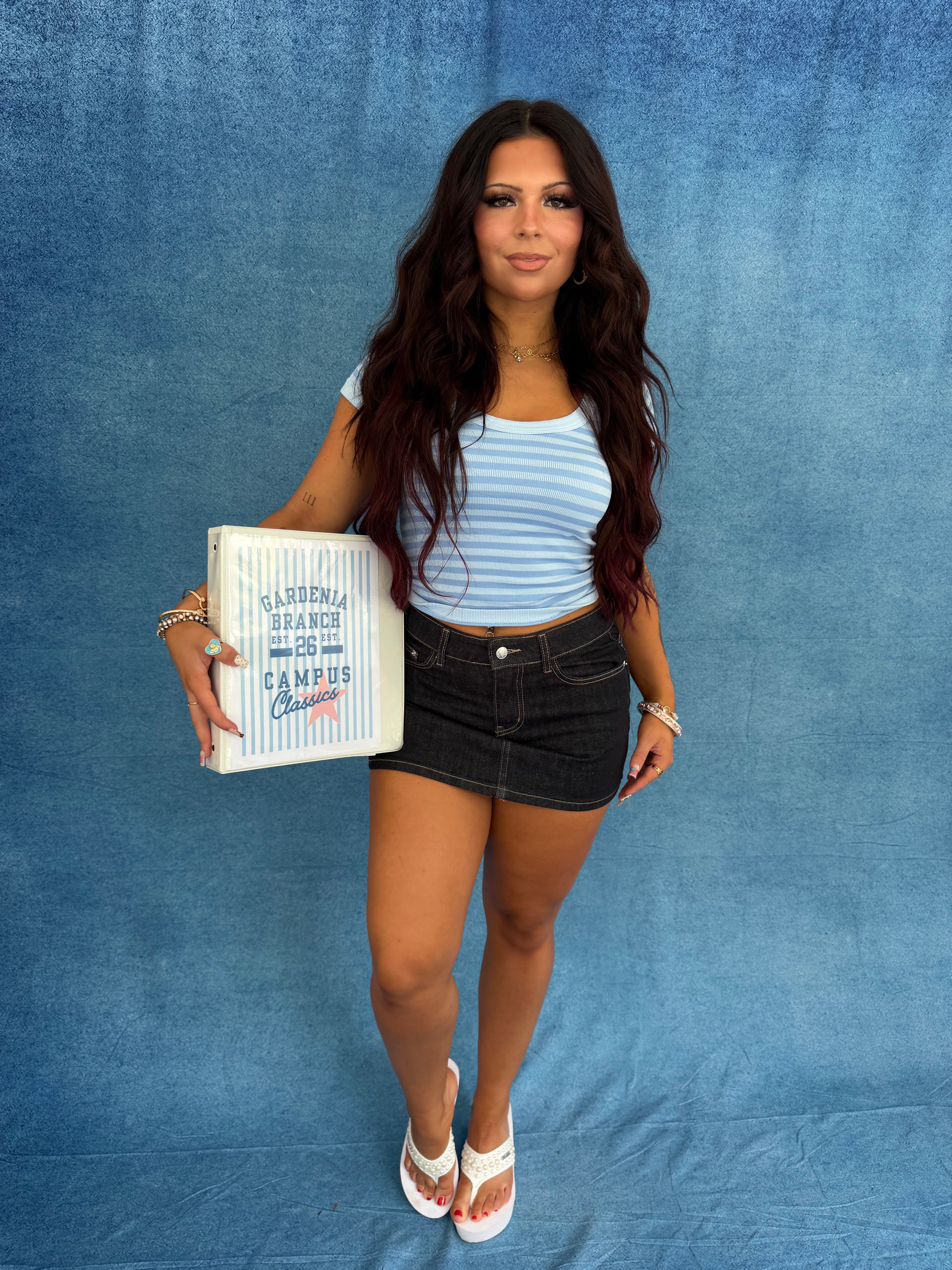 Downtown Denim Mini Skirt