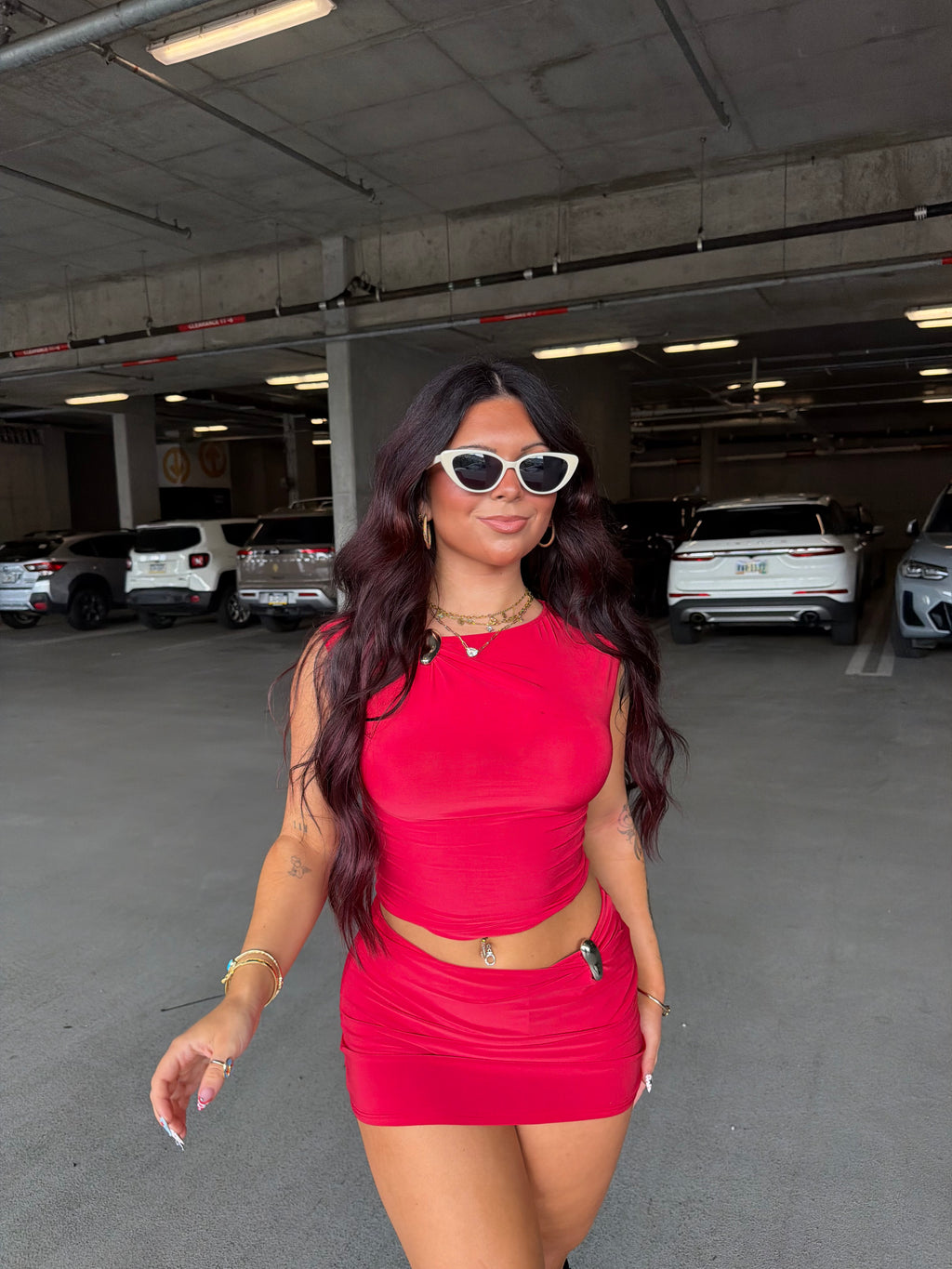 Banks Set (RED) Skirt