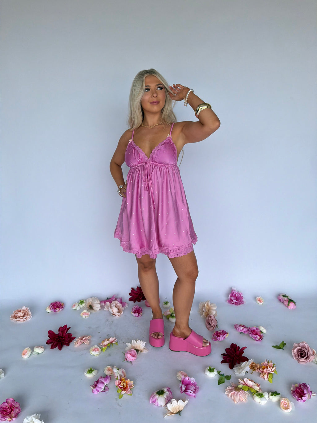 U + Me = <3 Dress in Pink FINAL SALE