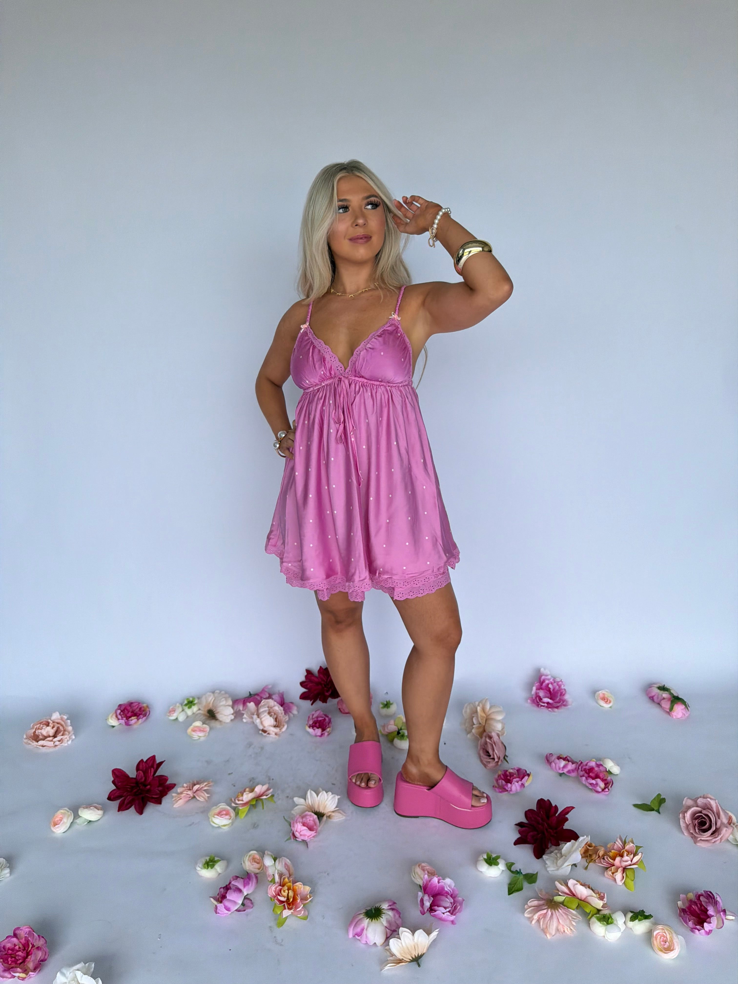 U + Me = <3 Dress in Pink FINAL SALE
