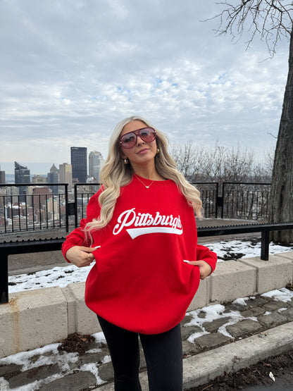 Red Pittsburgh Varsity Crew