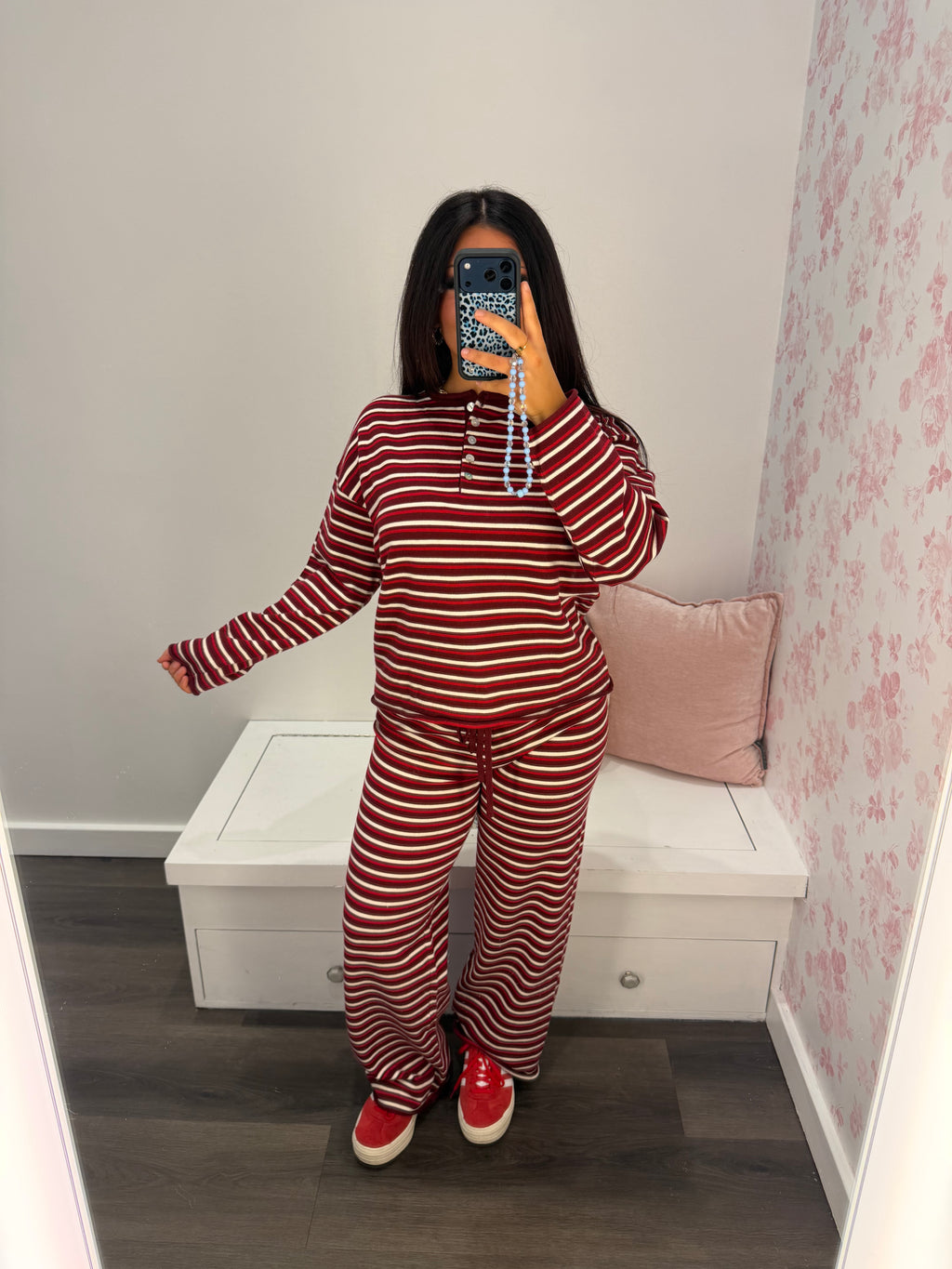 Burgundy Baby Lounge Set (PANTS)