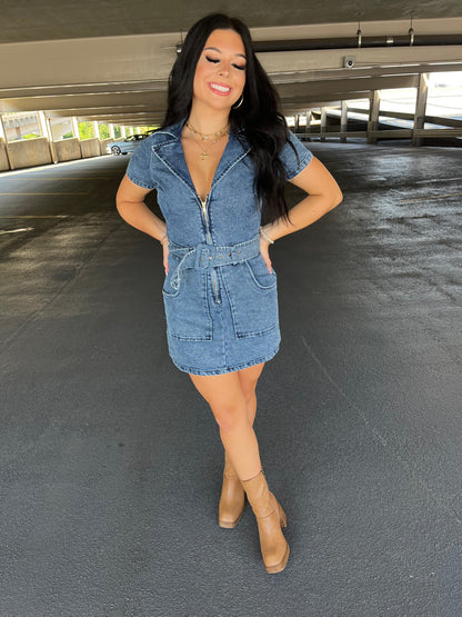 Maxine Denim Dress