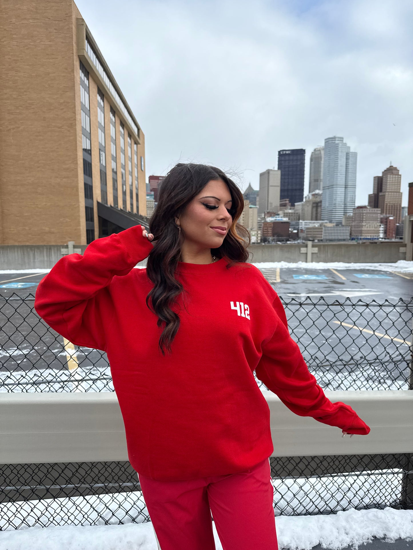 412, W/ Love PGH in Red