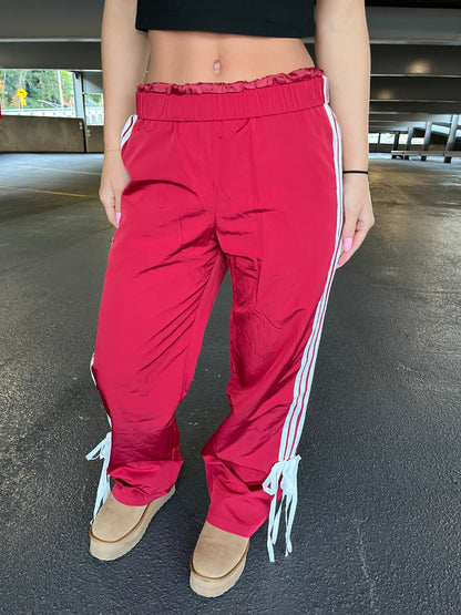 Willow Wind Breaker Pant in Burgundy