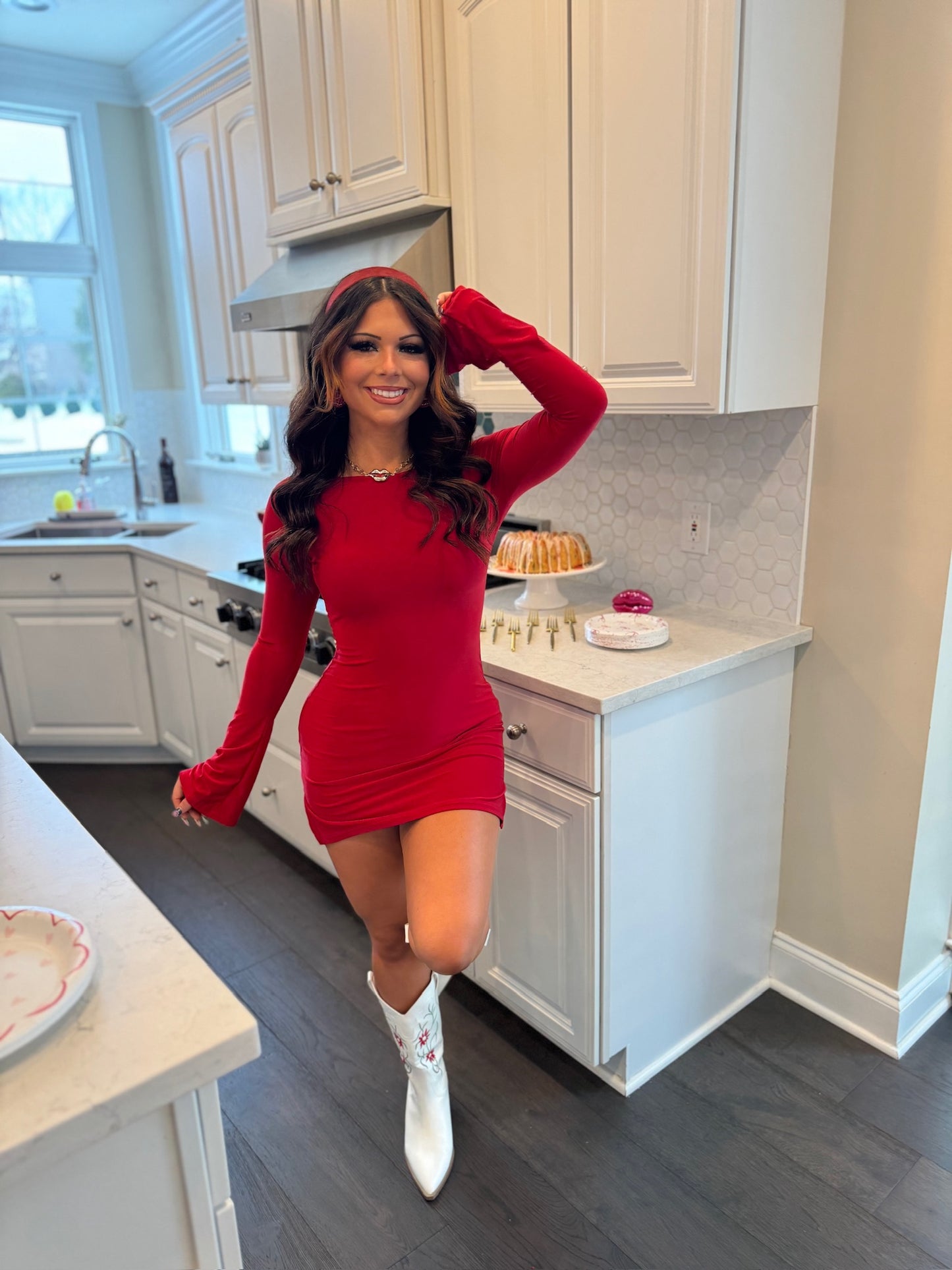 Date Night Classic Red Dress