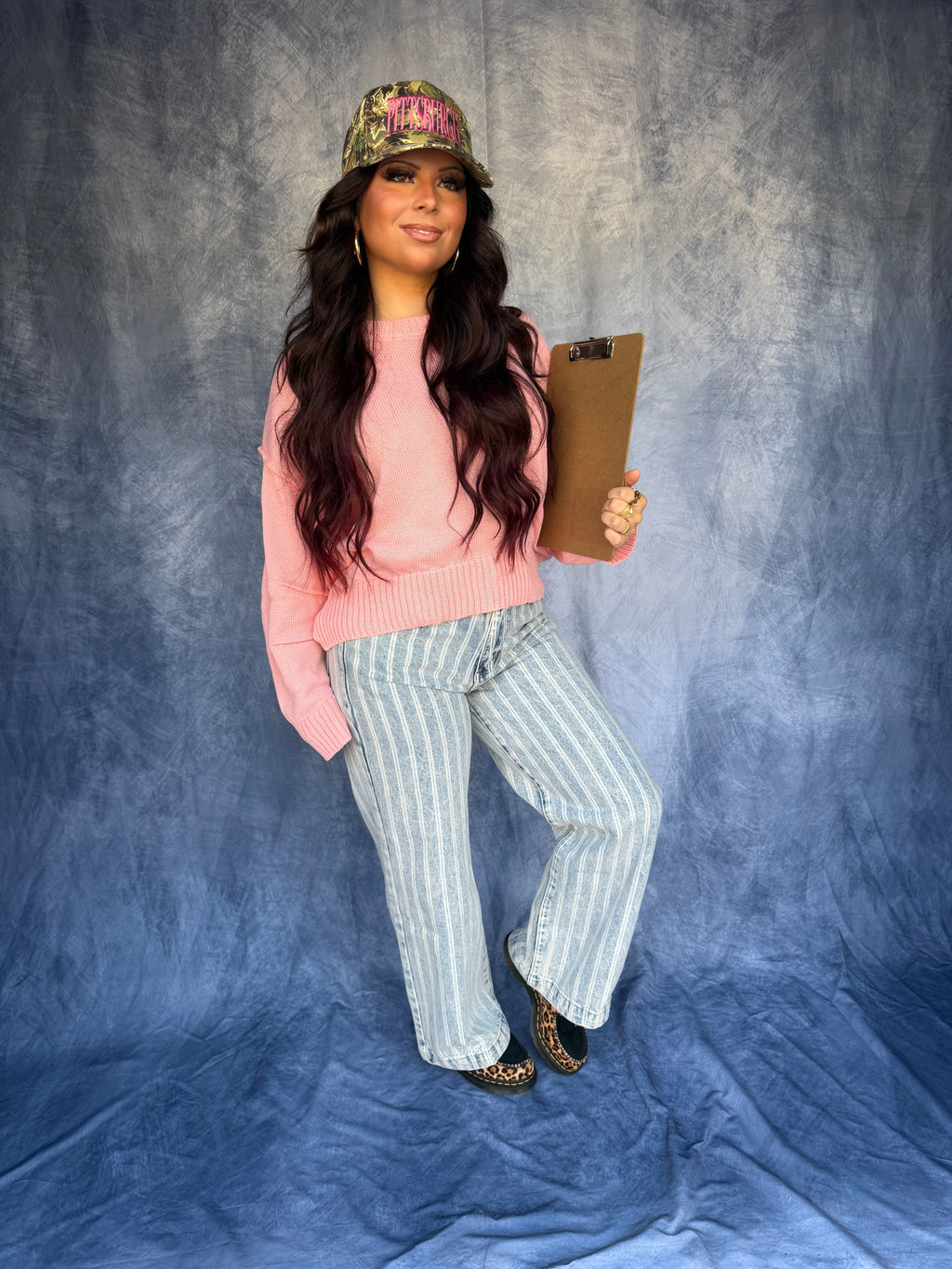 Barrel Style Sweater in Pink