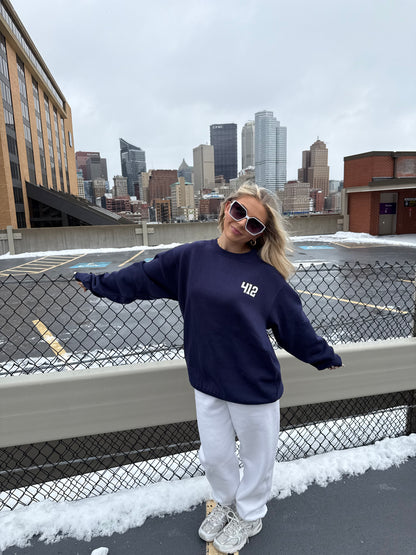 412, W/ Love PGH in Navy