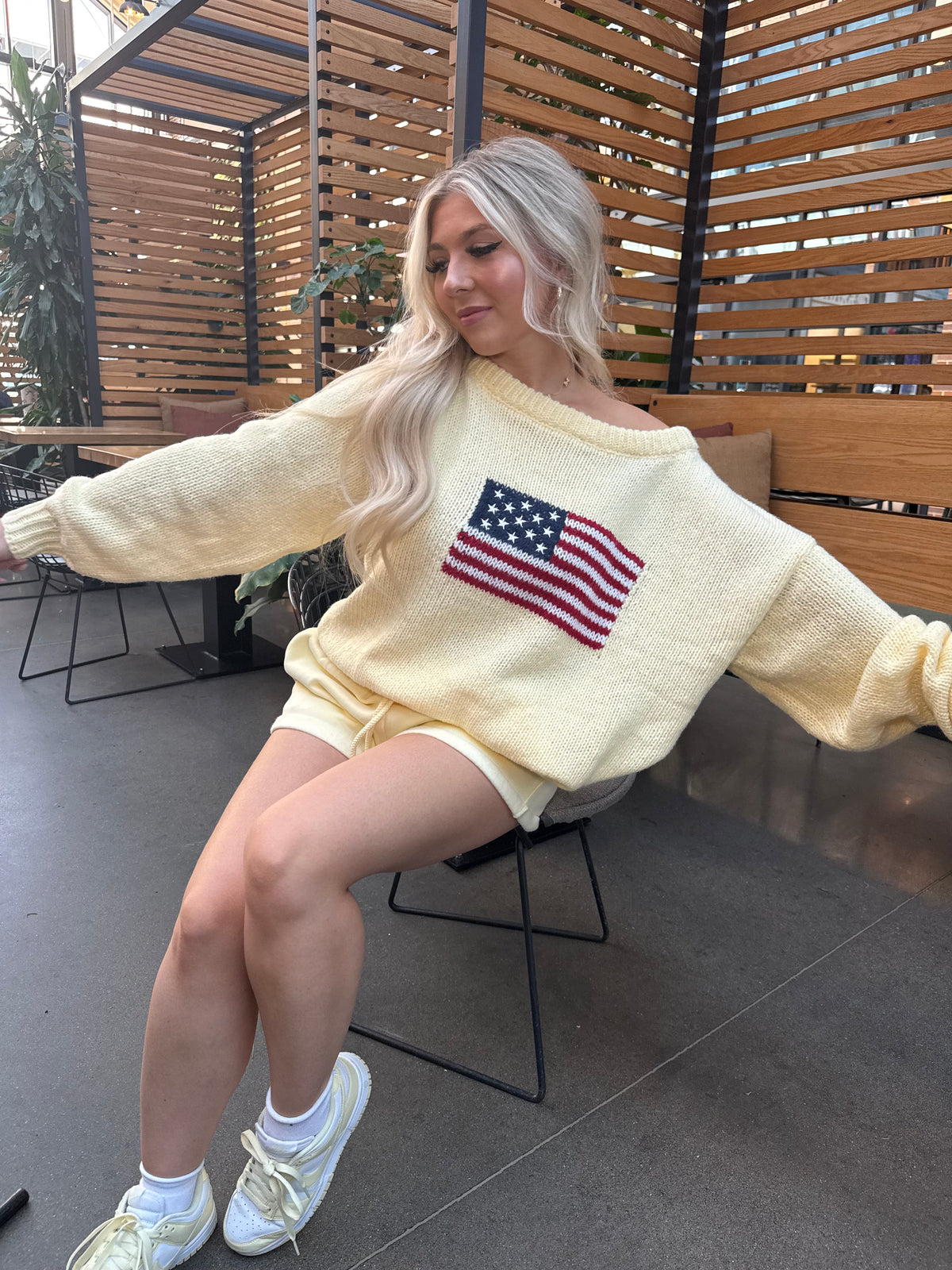 Brandi Girl Yellow Flag Sweater